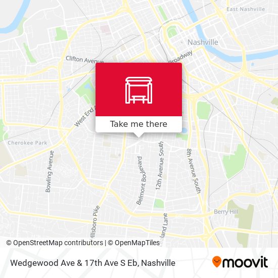 Mapa de Wedgewood Ave & 17th Ave S Eb