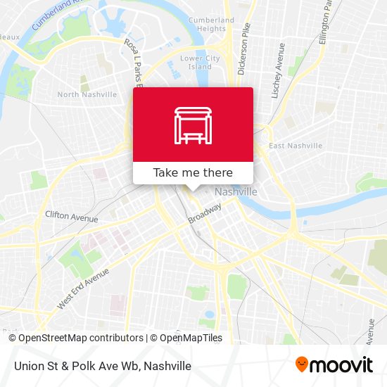 Mapa de Union St & Polk Ave Wb