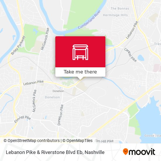 Lebanon Pike & Riverstone Blvd Eb map