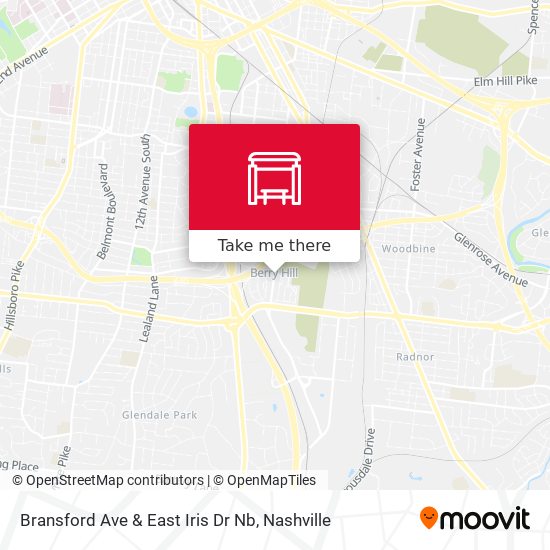 Mapa de Bransford Ave & East Iris Dr Nb