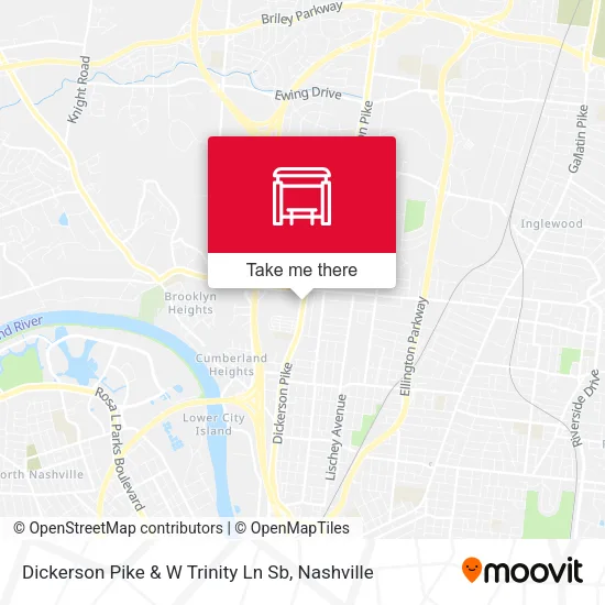 Mapa de Dickerson Pike & W Trinity Ln Sb