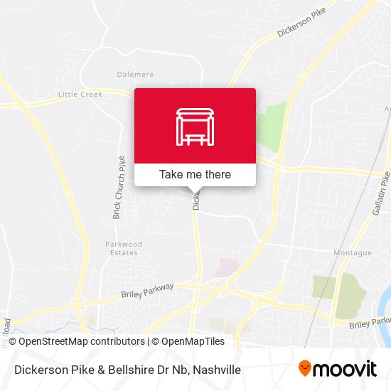 Mapa de Dickerson Pike & Bellshire Dr Nb