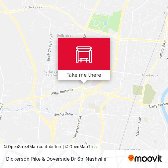 Mapa de Dickerson Pike & Doverside Dr Sb