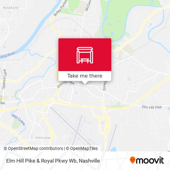 Mapa de Elm Hill Pike & Royal Pkwy Wb