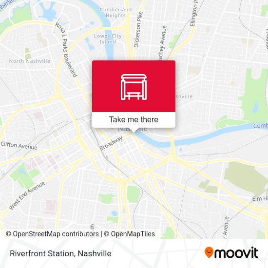 Riverfront Station map