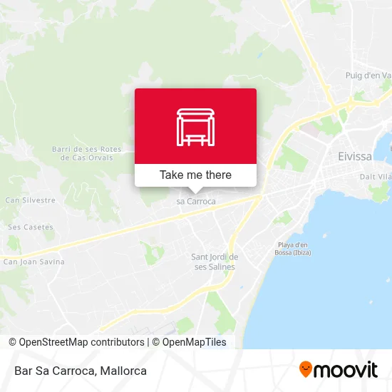 Bar Sa Carroca map