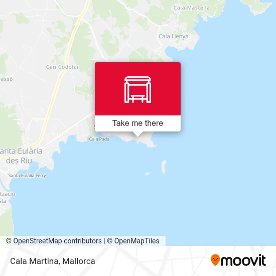 Cala Martina map
