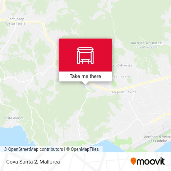 Cova Santa 2 map