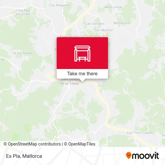 Es Pla map