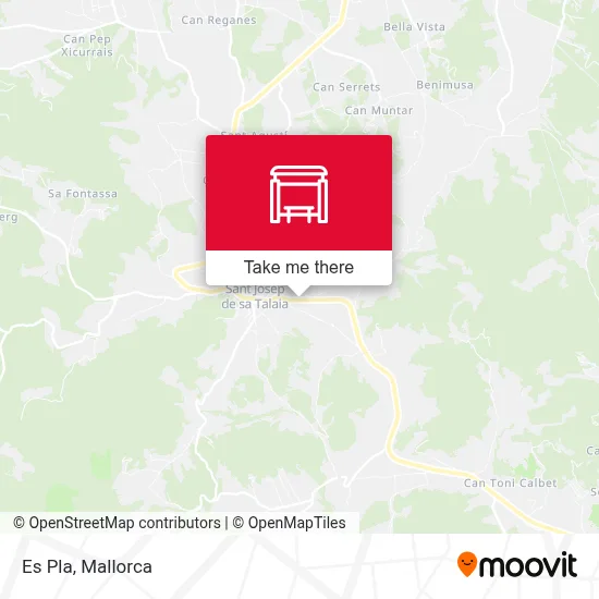 Es Pla map