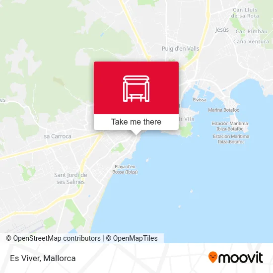 Es Viver map