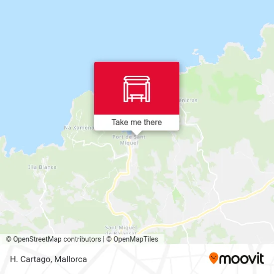 H. Cartago map