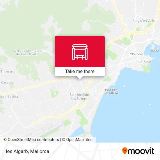Ies Algarb map