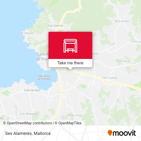 Ses Alameres map