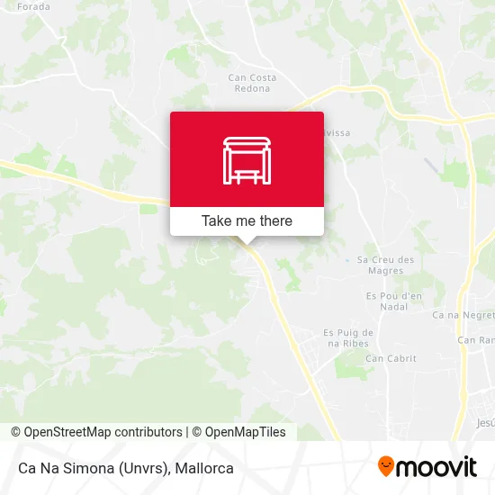 Ca Na Simona (Unvrs) map