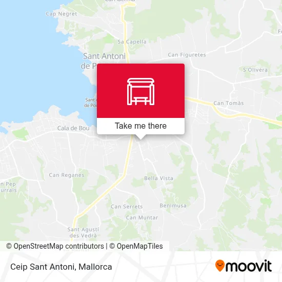Ceip Sant Antoni map