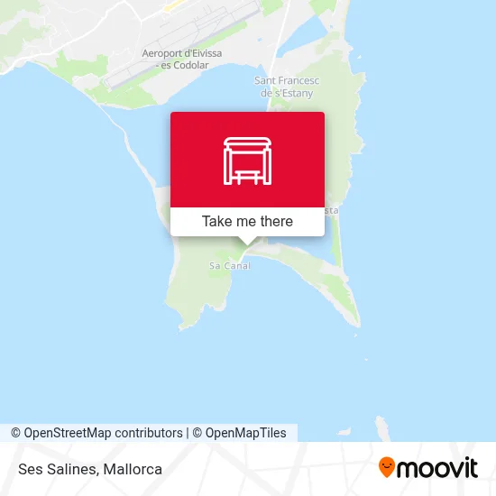 Ses Salines map