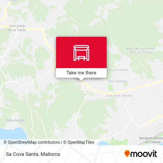 Sa Cova Santa map