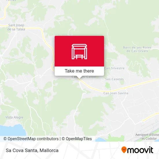 Sa Cova Santa map