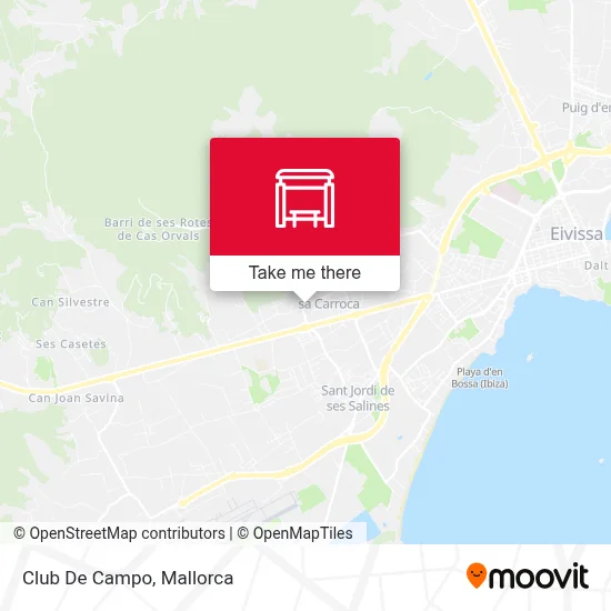 Club De Campo map