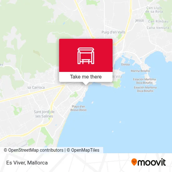 Es Viver map
