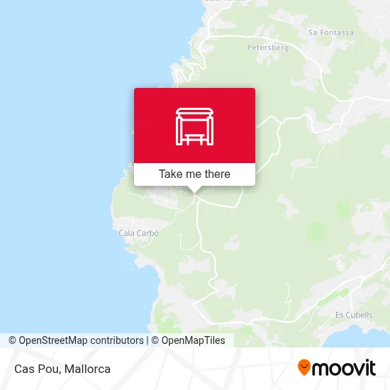 Cas Pou map