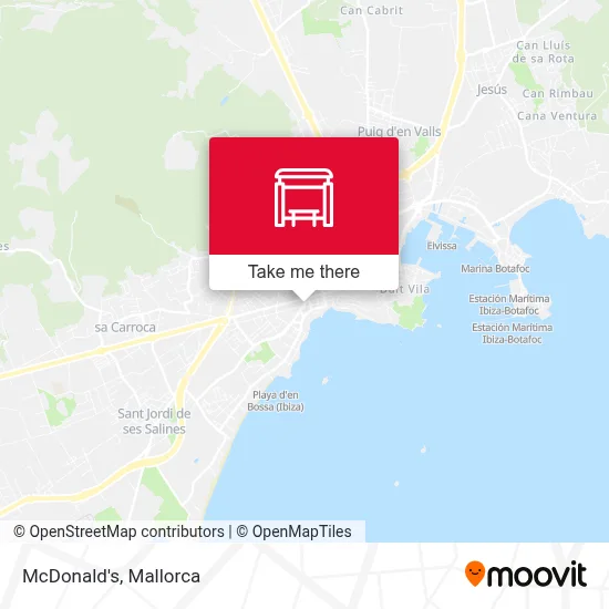 MC Donald's map