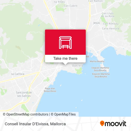 Consell Insular D'Eivissa map