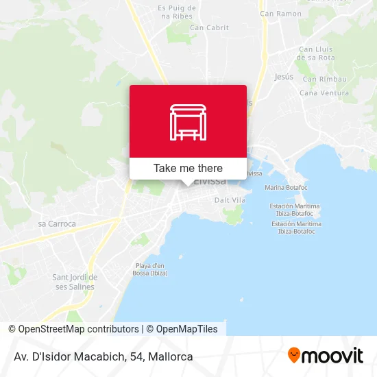 Av. D'Isidor Macabich, 54 map