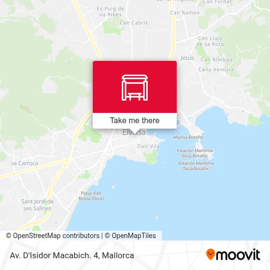 Av. D'Isidor Macabich. 4 map