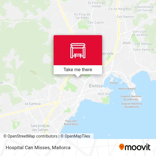 mapa Hospital Can Misses