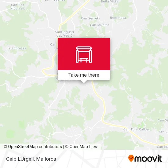 Ceip L'Urgell map