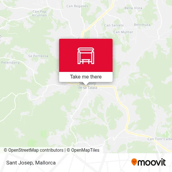 Sant Josep map