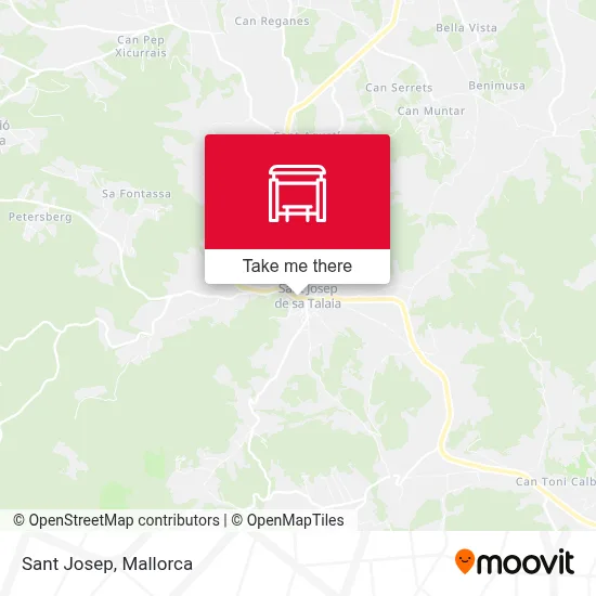 Sant Josep map