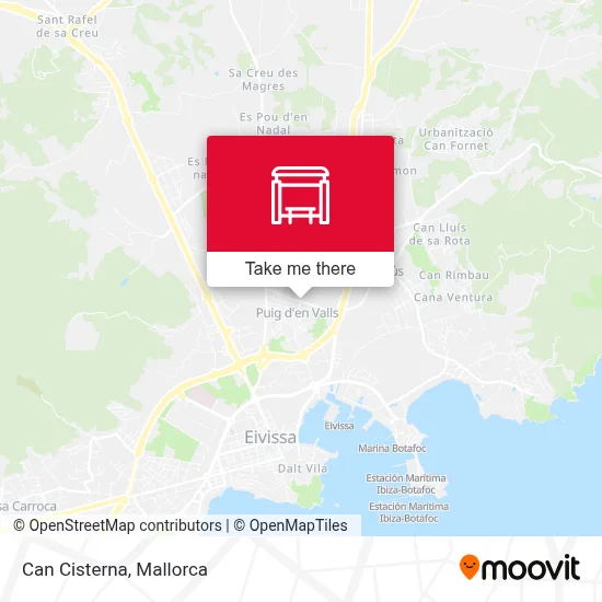mapa Can Cisterna