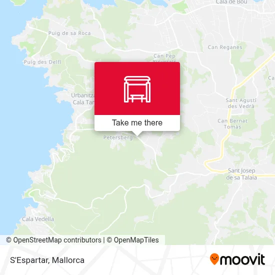 S'Espartar map
