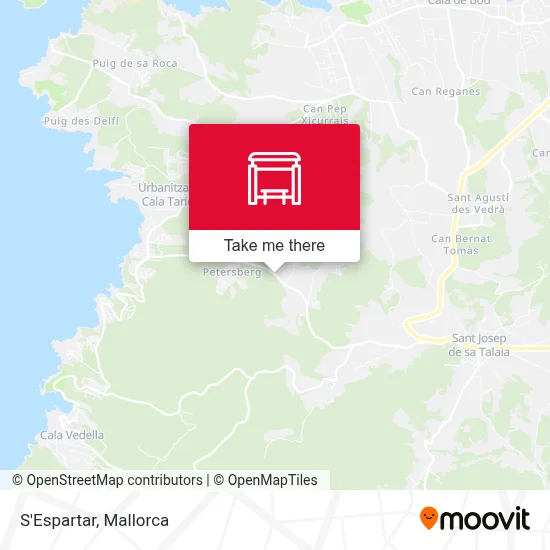 S'Espartar map