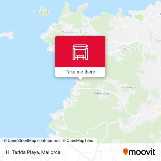 H. Tarida Playa map