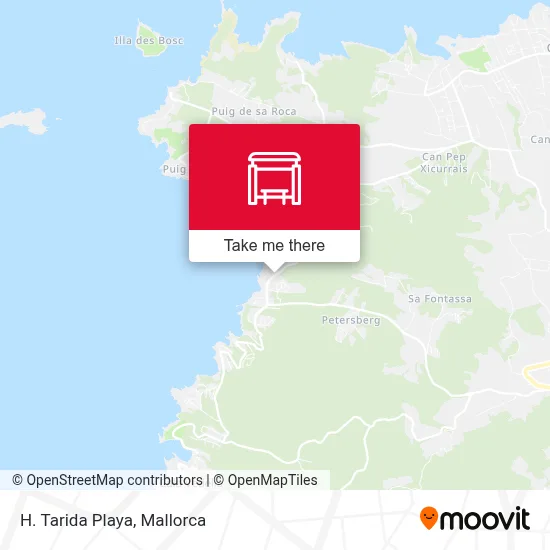 H. Tarida Playa map