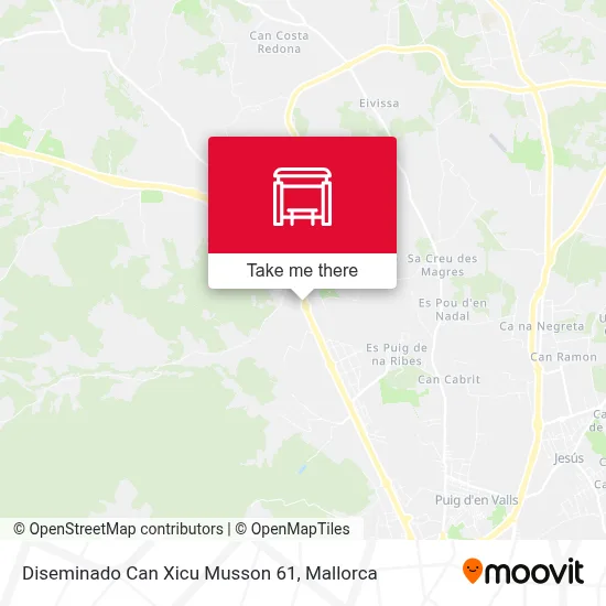 Diseminado Can Xicu Musson 61 map