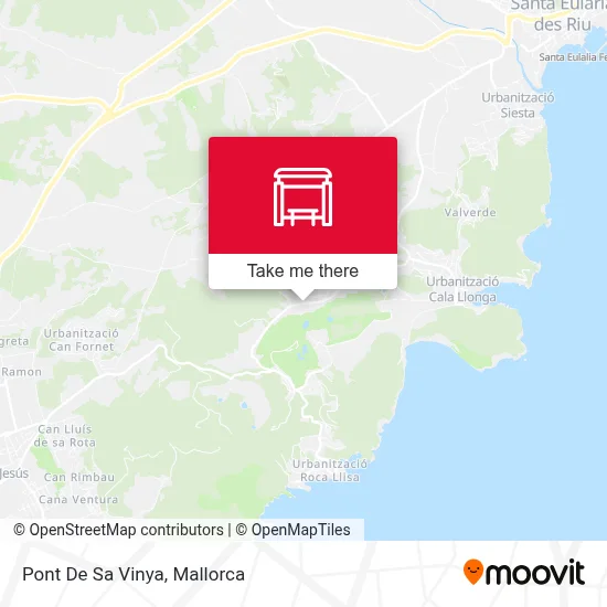 Pont De Sa Vinya map