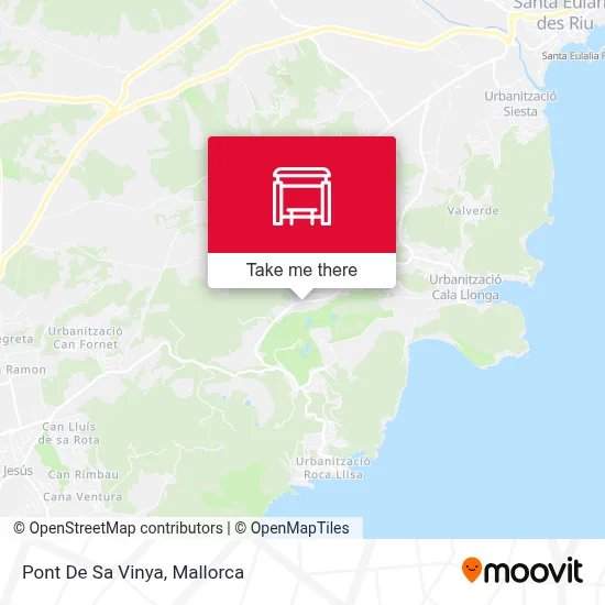 Pont De Sa Vinya map