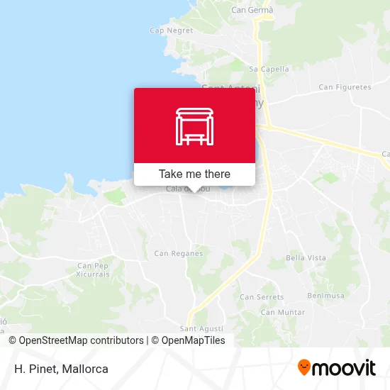 mapa H. Pinet
