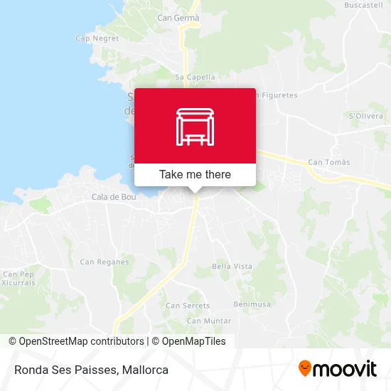 mapa Ronda Ses Paisses