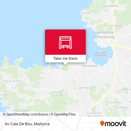 Av Cala De Bou map