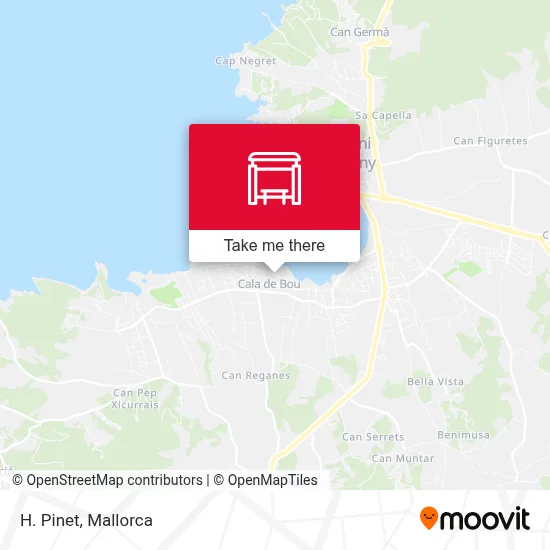 mapa H. Pinet