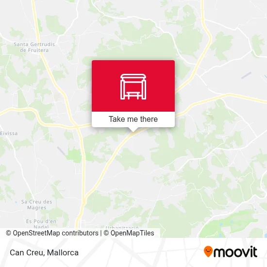 Can Creu map