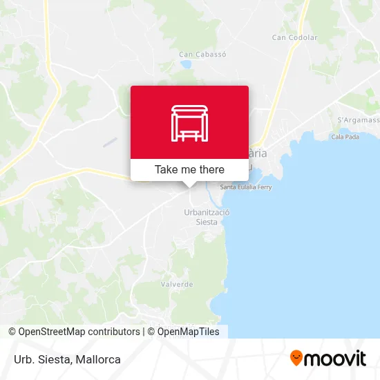 Urb. Siesta map