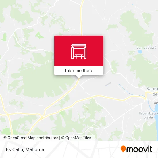 Es Caliu map