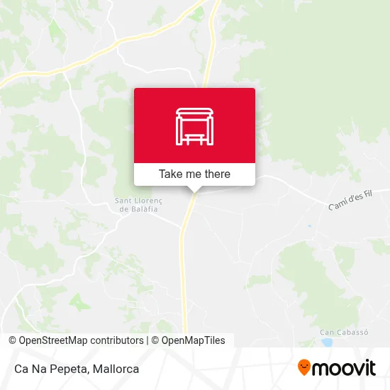 Ca Na Pepeta map